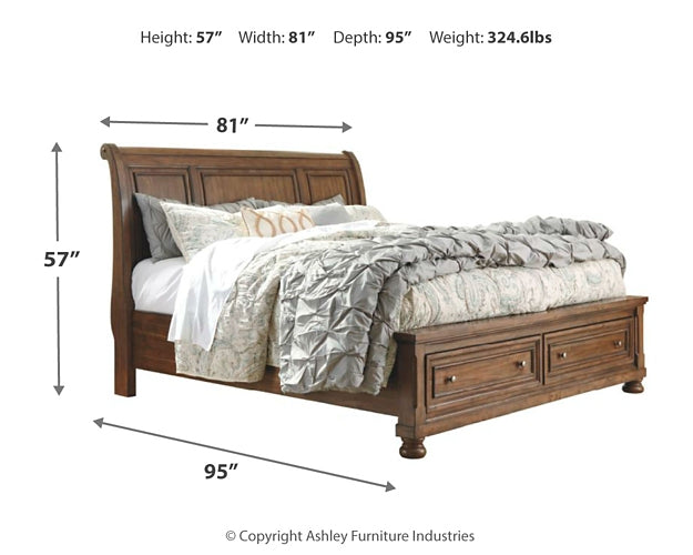 Ashley Express - Robbinsdale  Sleigh Bed With Storage