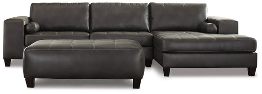 Nokomis 2-Piece Sectional with Ottoman