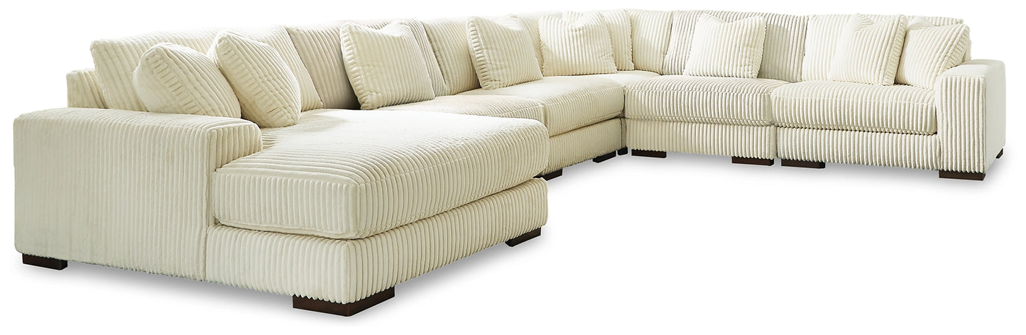 Lindyn 6-Piece Sectional with Ottoman