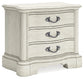 Arlendyne Queen Upholstered Bed with Mirrored Dresser, Chest and Nightstand