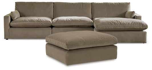 Sophie 3-Piece Sectional with Ottoman