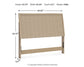 Cielden Queen Panel Headboard with Dresser