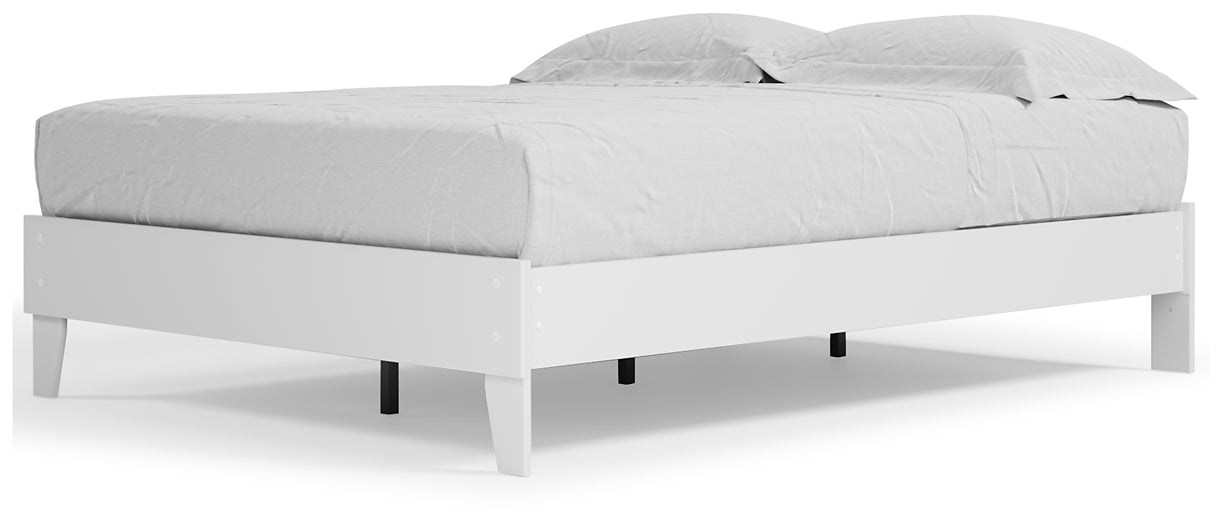 Ashley Express - Piperton Queen Platform Bed with Dresser