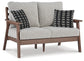 Ashley Express - Emmeline Outdoor Loveseat with Coffee Table